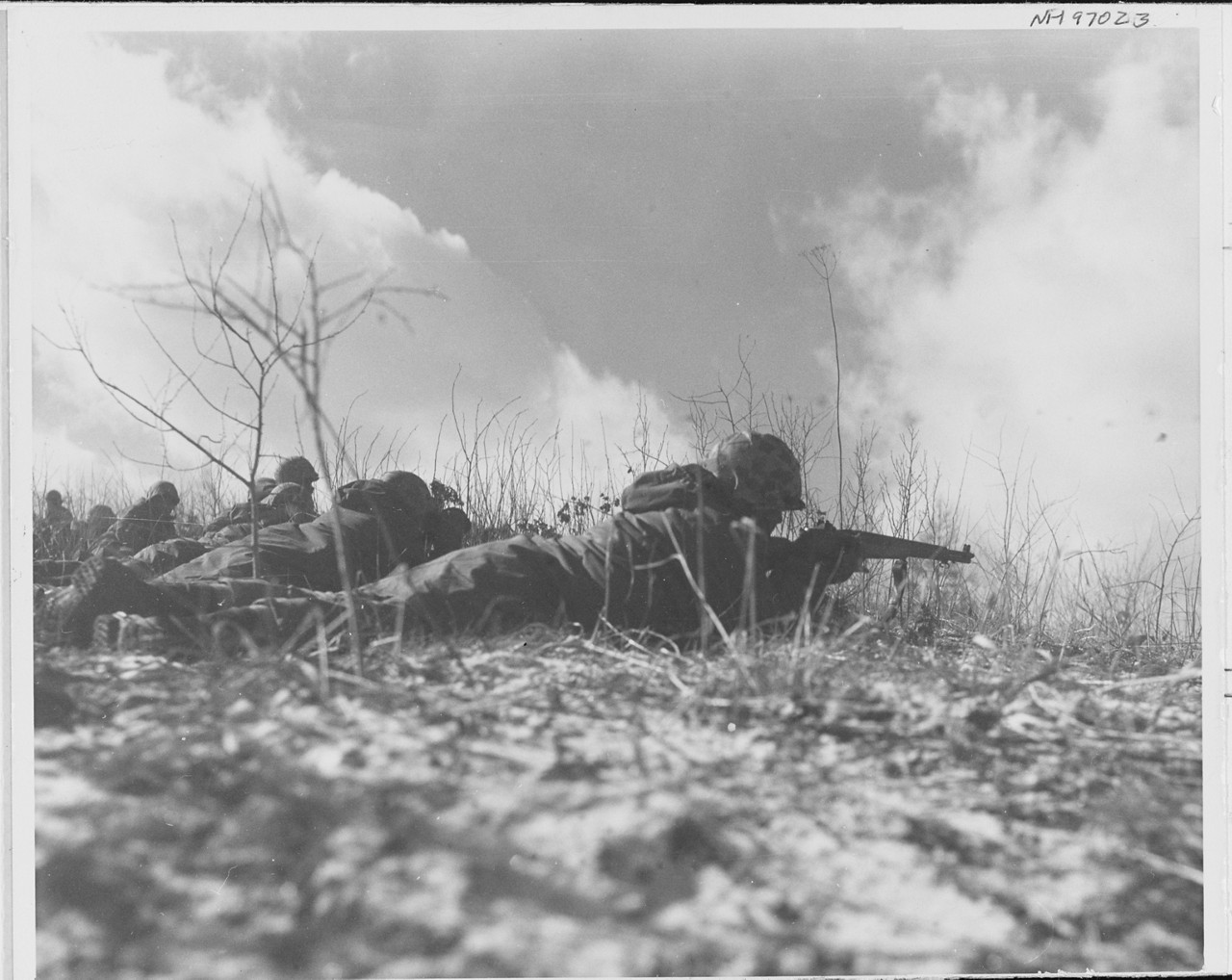 1st Marine Division battling and defeating Chinese infantry divisions in snow.