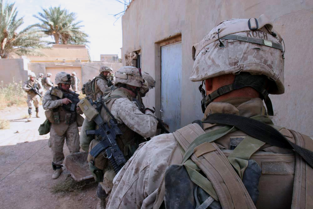 Marines in Fallujah.