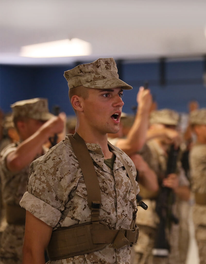 usmc recruit training