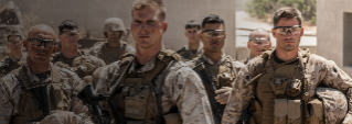 Marine Officers lead on the battlefield.